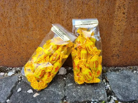Honig-Milch Bonbon mit Honig-Kern